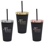 DH5346 16 Oz. Moonlit Cove Tumbler with Straw And Custom Imprint